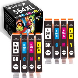 Colorprint Compatible Ink Cartridge Replacement for HP 564 XL 564XL for 4620 4622 Photosmart 7520 7525 6520 6515 5520 6510 C6380 D7560 DeskJet 3520 3522 Laser Printer (2B,2C,2M,2Y, 8-Pack)