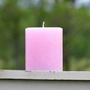 Still Water Candles Handmade Pale Blush Pink Unscented Decorative Pillar