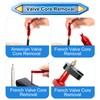 Presta Valve Core Replacement Kit, 16PCS Tubeless Presta Valve Cores,