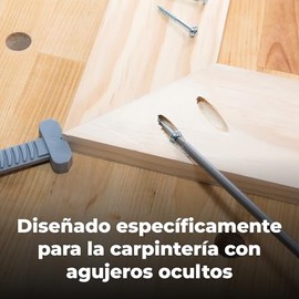 Kreg SML-C125 Tornillos para orificios ocultos de zinc - 1 1/4 pulgadas, rosca gruesa #8, cabeza Maxi-Loc (250 unidades)