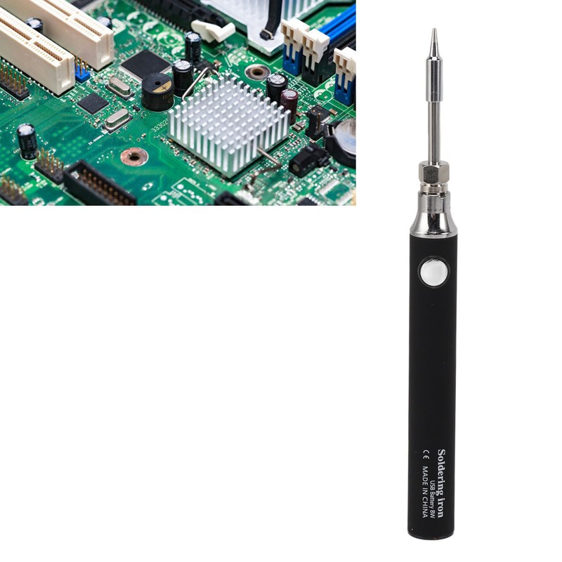 Soldering Iron Kit Cordless Electronic Welding Pen USB Rechargeable Adjustable