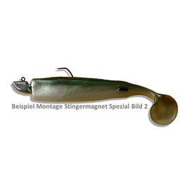 fishingglue.de Stinger Magnet Vertical (Pack of 24); for Rubber Baits for Predatory Fish Fishing