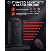ONVIAN Car Alarm System, Ultra-Loud 113db Bike Alarm with Remote,