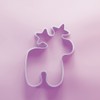 Christmas Reindeer Cute Cookie Cutter - 3 Sizes