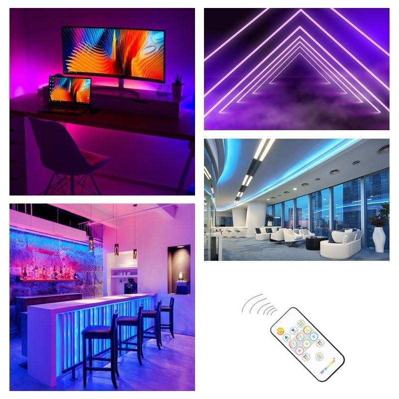 Taikuwu RF Mini RGB LED Controller with 13 Button Remote