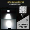 PICAA LED Work Light 4 x 3.3 Inch 48 W