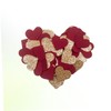Alipis Heart Shaped Confetti 60 Pack Mini Delicate Scatter for
