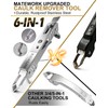 Matework 6 in 1 Caulking Tool, Stainless Steel Caulk Remover