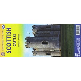 Scottish Castles and Whisky Distilleries Travel Reference Map