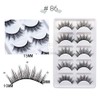 ICYCHEER False Eyelashes, 3D False Eyelashes, Reusable, Long, Thick Eyelashes