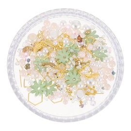 FRCOLOR Lightweight Pearl Nail Art Studs for DIY Manicure Decorations Fake Nail Ornaments for Elegant Nail Designs and Creative DIY Projects