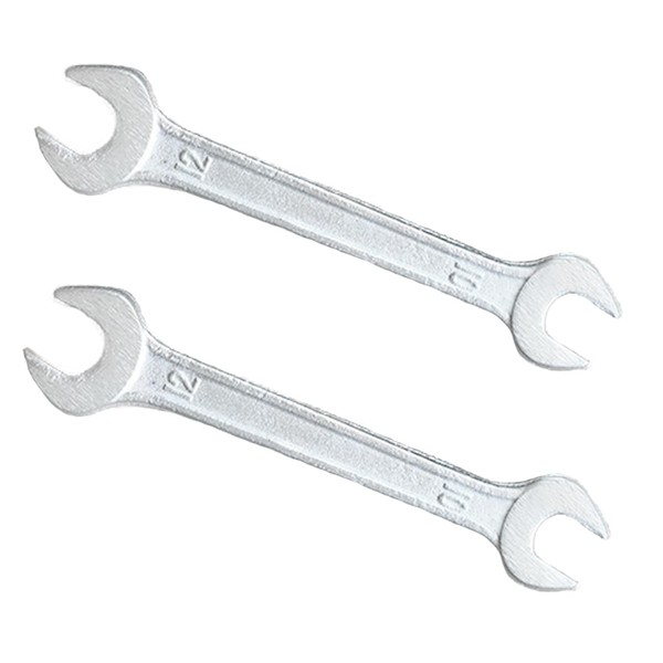 2-Piece Galvanized Forged Open End Wrench Set | Drop Forged