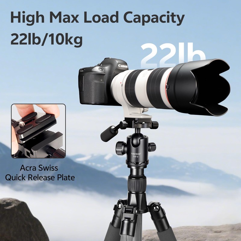 TONYBOO TYF-0 Ball Head with Handle,Camera Tripod Ball Head with