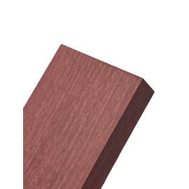 Exotic Wood Zone | Purpleheart Hardwood Electric/Bass Guitar Neck Blanks | Luthier Tonewoods | Tonewood Suppliers (32" x 4" x 2", Purpleheart)