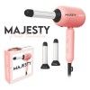 Secadora Rizador Cabello Majesty Dos Barriles 25 Mm Tourmalina Color
