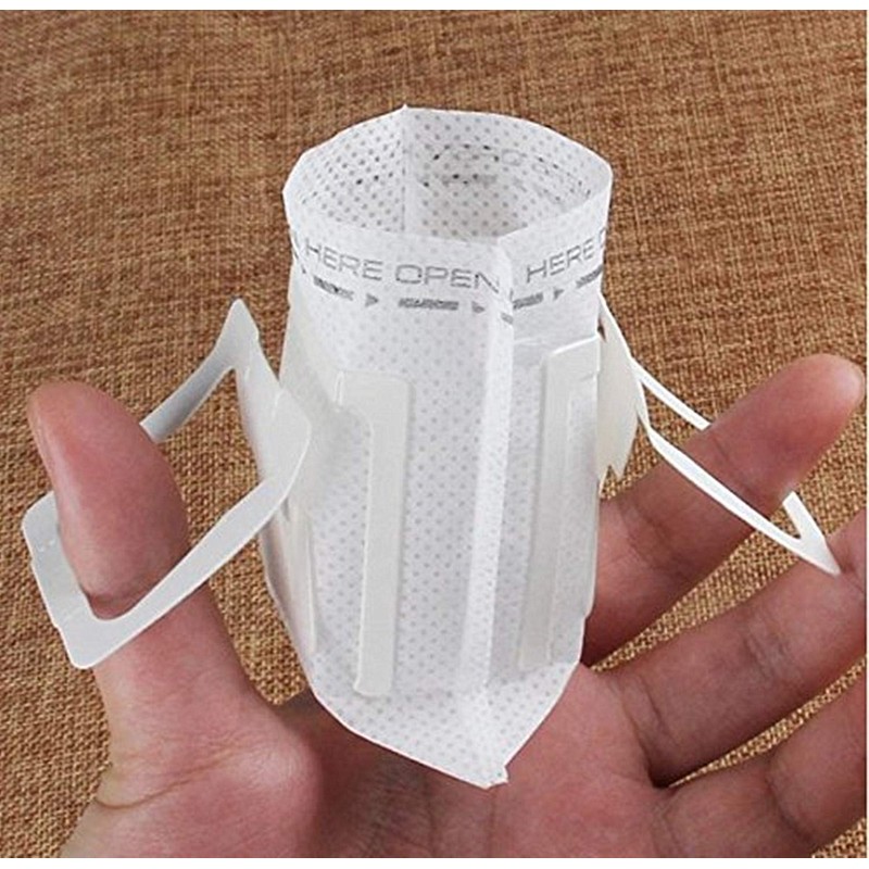 Coffee Filter Paper Bag 100 pieces, Hanging Ear Drip Coffee