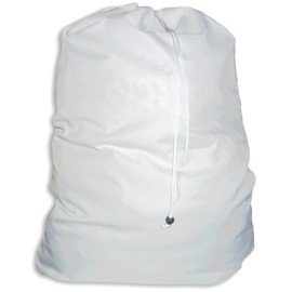 eco2go Extra Heavy Duty Drawstring Laundry Bag, Large, White