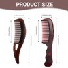 2Pcs Dandruff Comb, Wave Handle Scalp Detox Comb, Scalp Sweep