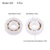 uxcell 625 Plastic Bearings 5x16x5mm Glass Ball Nylon Cage 5pcs