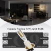 HYMELA Glass Table Lamp 3-Way Dimmable Bedroom Globe Desk Light