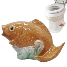 Toilettenbolzenkappen,Fisch-Toilettenschüsselkappen - Niedliche Toilettenschrauben Badezimmer-,Niedliche dekorative Abdeckungen für die Badezimmerdekoration, kein Werkzeug erforderlich