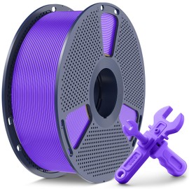 SUNLU PETG 3D Printer Filament, Strong PETG 3D Printer Filament 1.75mm, Neatly Wound 3D Printing Filament Suit for Most FDM 3D Printers, Dimensional Accuracy ±0.02mm, 1KG Spool(2.2LB), Purple
