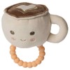 Mary Meyer Sweet Soothie Soft Baby Rattle with Teether Ring,