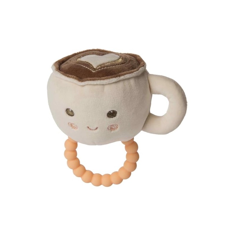 Mary Meyer Sweet Soothie Soft Baby Rattle with Teether Ring,