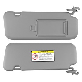 PEVAST Right Passenger Side Sun Visor Compatible with Hyundai Elantra AD 2016 2017 2018 2019,Sunvisor Replaces 85220-F0100TTX(Gray)