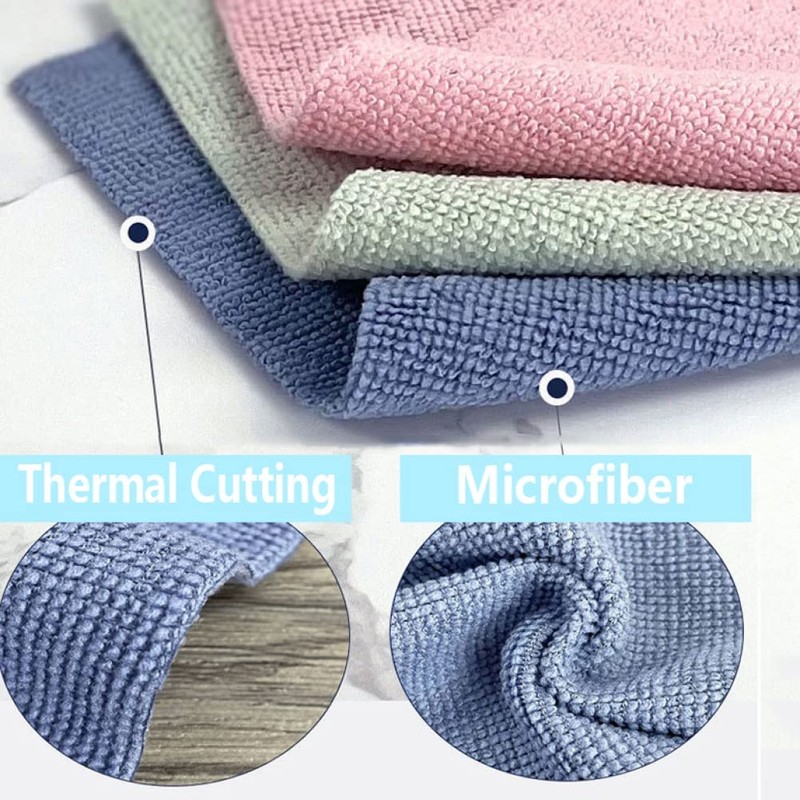 Dolemay 20 Sheets Microfiber Cleaning Cloths, Disposable Towels, Reusable Dish
