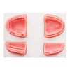 Dental Suture Practice Kit Silicone Model Pliers Tweezers Thread Oral