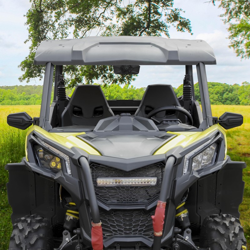 SAUTVS Rear View Side Mirrors for Can-Am Commander Trail 2018-2026