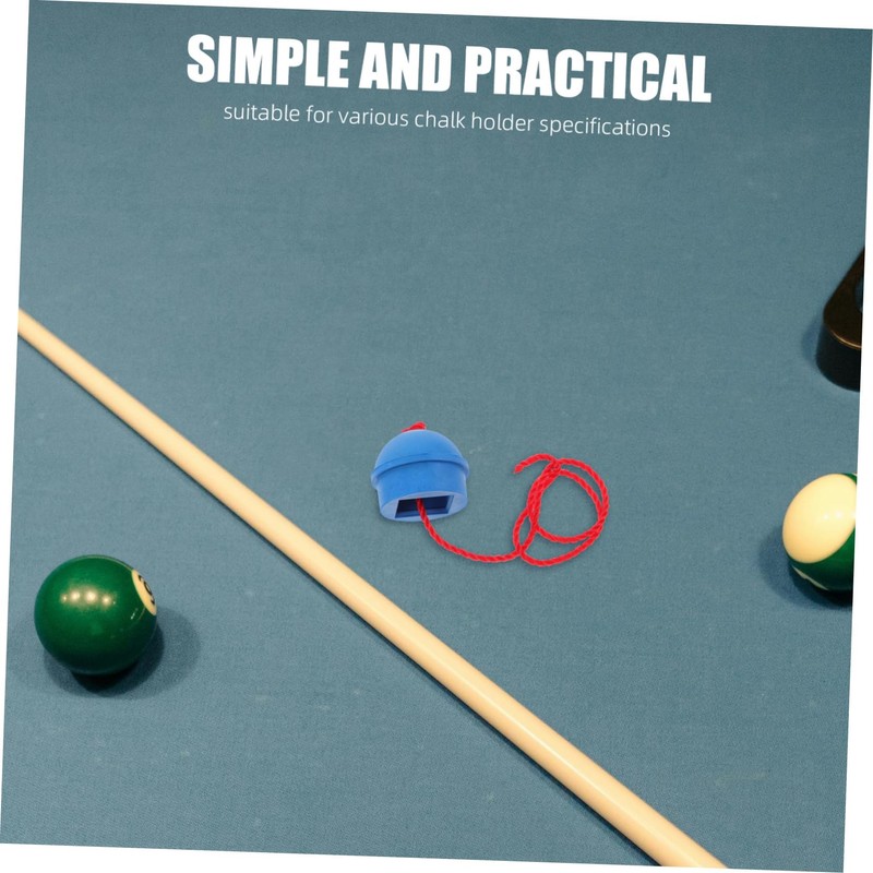 Kisangel Billiard Chalk Case Stylish Compact Pool Chalk Holder Rubber