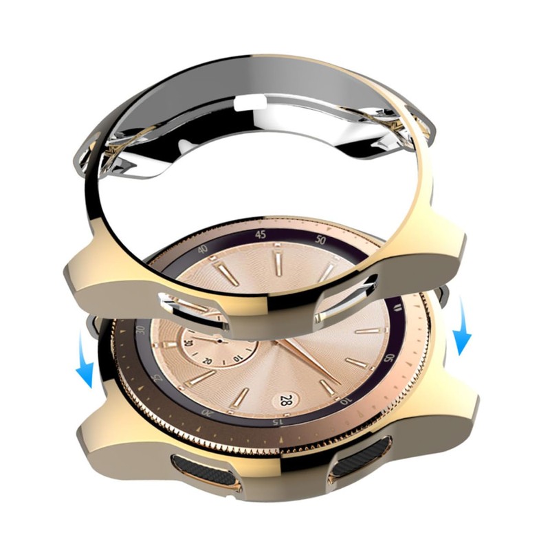 jojofuny 3pcs TPU Watch Case Protective Cover for Golden Color
