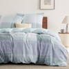 Bedsure Twin/Twin XL Duvet Cover - Reversible Blue Duvet Cover