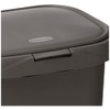 Rubbermaid Spring Top Trash Can with Lid 13 Gallon Gray