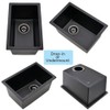 12 Inch Black Bar Sink Undermount-VASOYO 12x16 Rv Sink Kitchen