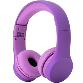 Snug Play+ - Auriculares para niños con limitación de Volumen para niños pequeños (niños/niñas), Color Morado