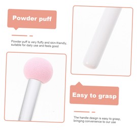 OHPHCALL 3pcs Concealer Makeup Sponge with Comfortable Handle Soft Sponge for Foundation Application for Travel and Daily Use