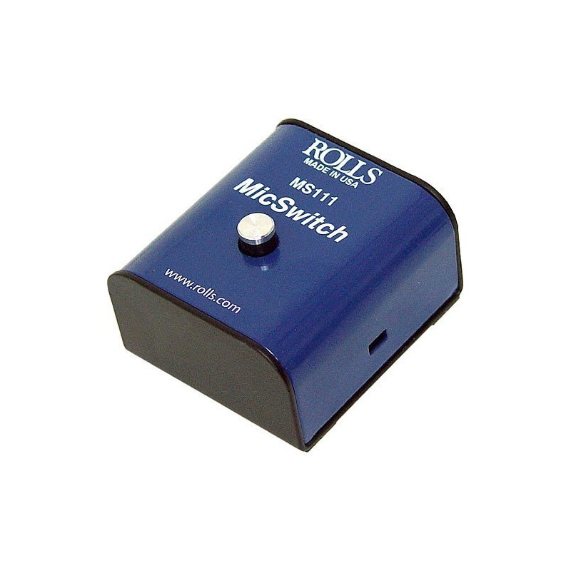Rolls MS111 Mic Switch Latching or Momentary Microphone Mute Switch