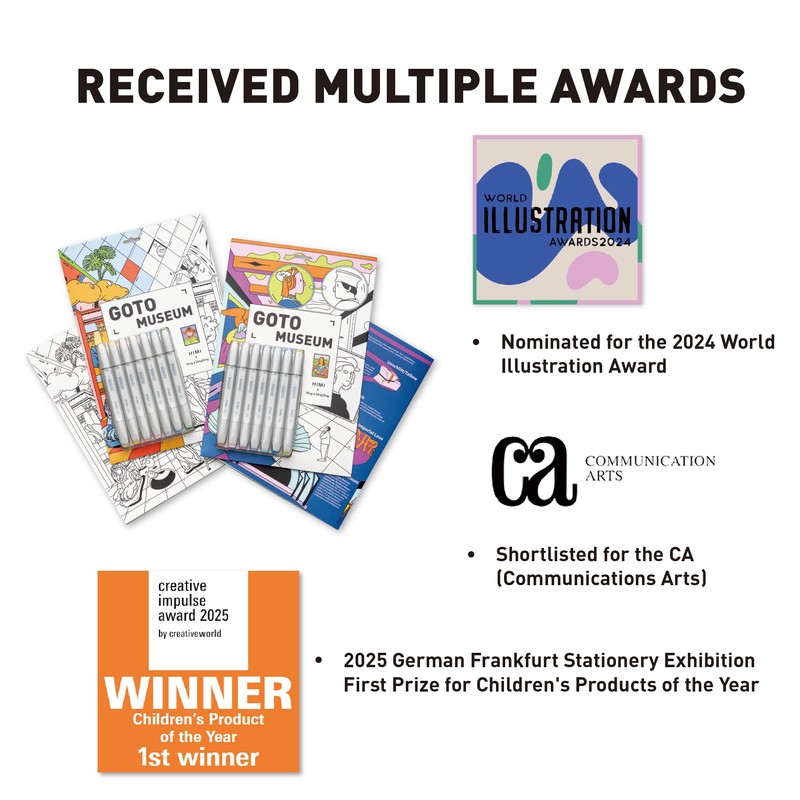 HIMI CC Marker Set Gift Box, Go To Museum Alcohol