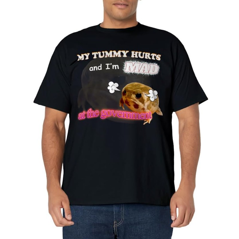 My Tummy Hurts And I'm MAD At The Government Meme