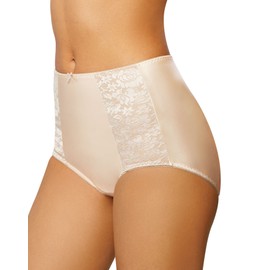 Bali womens Essentials Double Support Briefs, Light Beige, Large US