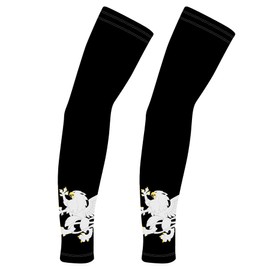 Gryphon Athletics Compression Arm Sleeves for Men Women Kids - Tattoo Cover Up - Basketball Volleyball - (Black, Extra Large)