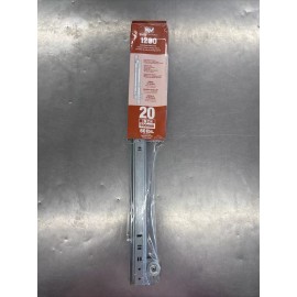 Knape & Vogt 4-Knape & Vogt 1260RP 20 Steel 60 lbs. Capacity Extension Drawer Slide 20 L in.