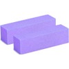 Pack of 2 buffer professional sanding block grit 100 (purple)
