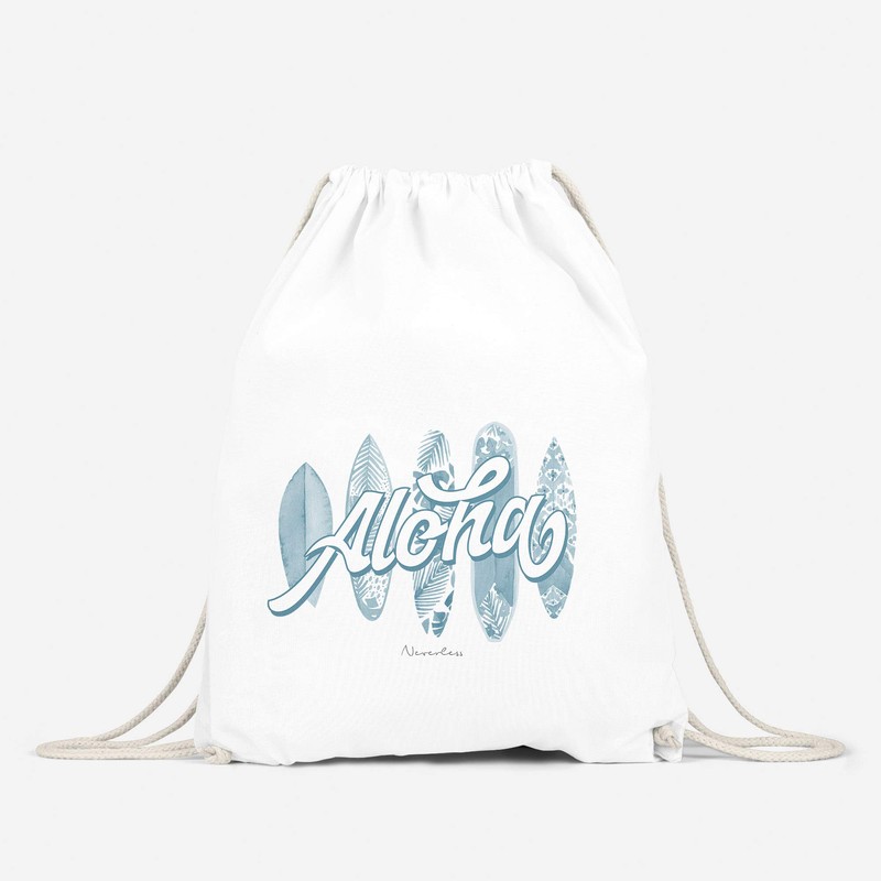 Autiga® Aloha Surf Boards Hawaii Surfing Summer Hipster Bag Gym