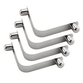 DGHAOP Kayak Paddle Spring Clips 4PCS 9.5mm Steel Tent Pole Clips Push Button Spring Snap Clip Locking Tube Double Pin