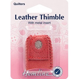 Hemline Leather Thimble for Sewing Multi Use