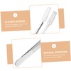 BIUDECO Precision Craft Tweezers Set 6pcs Flat Tweezers for Stamps